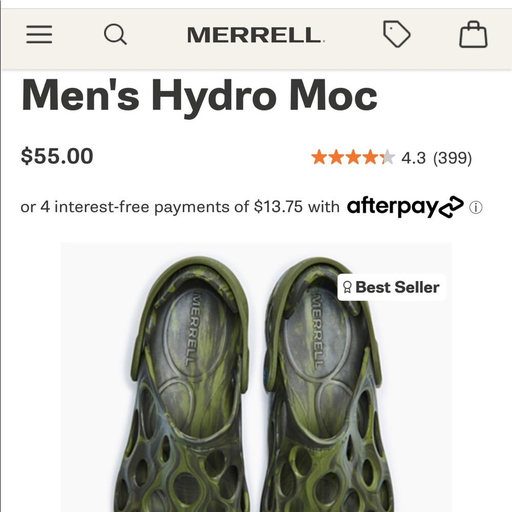 NIB Merrell Men’s Hydro Moc